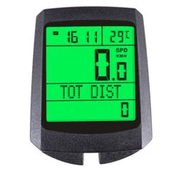 Ordinateur De Vélo, Multifonctionnel Sans Fil IP65 étanche Compteur De Vitesse De Vélo Odomètre Mémoire De Réveil Automatique Capteur De Rétroéclairage LCD Vitesse De Vélo Suivi De Route Odomètre 1pc