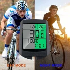 Ordinateur De Vélo, Multifonctionnel Sans Fil IP65 étanche Compteur De Vitesse De Vélo Odomètre Mémoire De Réveil Automatique Capteur De Rétroéclairage LCD Vitesse De Vélo Suivi De Route Odomètre 1pc -Promos Outil Virtuose Magasin 93897744 5