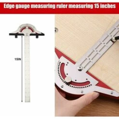 Règle De Bord De Menuisier De 15 Pouces Rapporteur En Acier Inoxydable Outil De Rapporteur De Menuisier Outil De Rapporteur D'angle à Deux Bras Rapporteur De Menuiserie Pour Ingénieurs -Promos Outil Virtuose Magasin 95135151 2