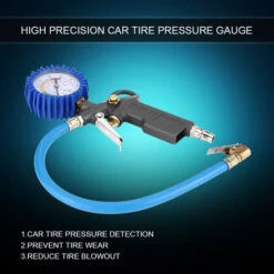 Testeur De Compteur De Jauge De Pression D'air De Pneu De Pneu De Moto De Camion De Voiture 0-220PSI