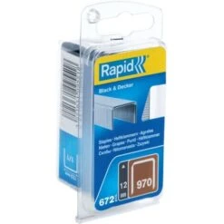 RAPID - Agrafes En Fil Plat N°970/12 Mm - Blister 672