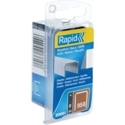 RAPID - Agrafes En Fil Fin N°958/8 Mm - Blister 2000
