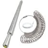 Mesure Taille Bague,Ring Sizer Anneaux Pour Mesurer Taille Doigts Pour Bagues Tailles A-Z Métal/Acier/Plastiqu