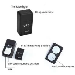 Traqueur GPS Magnétique Traqueur GPS Dispositif De Suivi En Temps Réel Mini Traqueur De Voiture Magnétique- -Promos Outil Virtuose Magasin 95476855 4