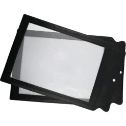 Lot De 2 Grosses Loupes De Lecture A4 - Très Légères Et Incassables - Pour Personnes âgées - Lentille A4 - Grossissement 3 Fois - Pour Livres, Journaux, Cartes