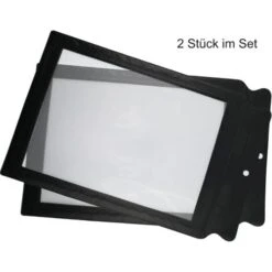 Lot De 2 Grosses Loupes De Lecture A4 - Très Légères Et Incassables - Pour Personnes âgées - Lentille A4 - Grossissement 3 Fois - Pour Livres, Journaux, Cartes -Promos Outil Virtuose Magasin 95506409 4