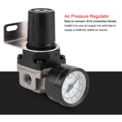 Régulateur Pneumatique Pression D'air Réglable Compresseur Vanne De Commande Jauge G1/4 Connexion 11 Régulateur Pneumatique Pression D'air Réglable Compresseur Vanne De Commande Jauge G1/4 Connexion -Promos Outil Virtuose Magasin 95599154 5