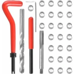 Kit De Réparation Des Filetage De Type Helicoil M8 X 1,25 Mm (30 Pièces)