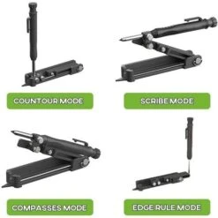 Outil De Tracage Multi Usages - Crayon De Construction - Outil De Traçage Avec Crayon à Trou Profond -Promos Outil Virtuose Magasin 96170667 2