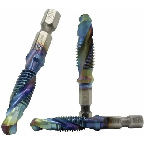 Coffret Tarauds Et Filières DT-6S Lot De 6 Tarauds Métriques 6 Pans Coudés M3 M4 M5 M6 M8 M10 Outils à Main Pour Métal Souple, Plaque En Aluminium, Fer, Etc. 6 Coffret Tarauds Et Filières DT-6S Lot De 6 Tarauds Métriques 6 Pans Coudés M3 M4 M5 M6 M8 M10 Outils à Main Pour Métal Souple, Plaque En Aluminium, Fer, Etc. – Image 4