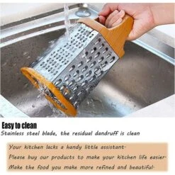 Rape 6 Ctés Trancheuse à Fromage Légumes Acier Inoxydable Rape à Usage Multiple Filamenteux Petites Et Grosses Lamelles -Promos Outil Virtuose Magasin 96340799 5