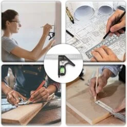 Equerre Équerre Combinée 300 Mm Acier Inoxydable Règle D'angle De Combinaison Combinaison Carrée Outils De Mesure 11 Equerre Équerre Combinée 300 Mm Acier Inoxydable Règle D'angle De Combinaison Combinaison Carrée Outils De Mesure -Promos Outil Virtuose Magasin 96341229 5