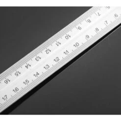 Équerre Combinée 300 Mm - Métrique - Équerre Universelle Et Précise En Métal Avec Butée Et Outil De Traçage - Outil De Mesure Professionnel Haut De Gamme (1 Paquet) -Promos Outil Virtuose Magasin 97199747 3