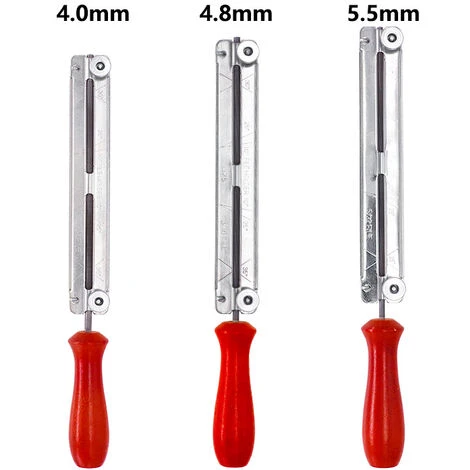 4mm Manche En Bois Lime En Acier Scie à Huile Lime à Aiguiser Scie à Chaîne électrique Lime Antirouille Manuelle 6 4mm Manche En Bois Lime En Acier Scie à Huile Lime à Aiguiser Scie à Chaîne électrique Lime Antirouille Manuelle – Image 4