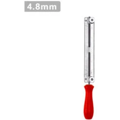 4.8mm Manche En Bois Lime En Acier Scie à Huile Lime à Aiguiser Scie à Chaîne électrique Lime Antirouille Manuelle