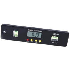 Niveau électronique, Inclinomètre Numérique Avec Affichage, Avec Base Magnétique, Haute Précision, Avec Affichage Du Maintien Et Fonction De Rotation (0-200mm, Noir)