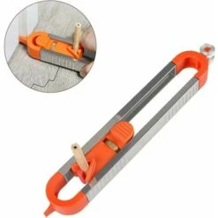 Jauge De Contour Verrouillable, Contour En Plastique Avec Dispositif De Blocage, Jauge De Duplication De Forme Pour Des Découpes De Carrelages, Plaques De Plâtre, Genre De Bricolage -Promos Outil Virtuose Magasin 97447822 3