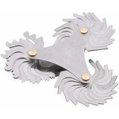 Jauge De Pas De Vis En Acier Inoxydable - 60 Et 55 Degrés - Outil De Mesure Métrique Et Impérial (51 Pièces) 8 Jauge De Pas De Vis En Acier Inoxydable - 60 Et 55 Degrés - Outil De Mesure Métrique Et Impérial (51 Pièces) -Promos Outil Virtuose Magasin 97484840 2