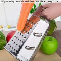 Boîte Râpe 4 Faces, Râpe Carrée En Acier Inoxydable Pour Cuisine Légumes Fruits Fromage -Promos Outil Virtuose Magasin 97502809 2