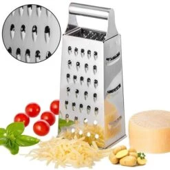 Boîte Râpe 4 Faces, Râpe Carrée En Acier Inoxydable Pour Cuisine Légumes Fruits Fromage -Promos Outil Virtuose Magasin 97502809 3