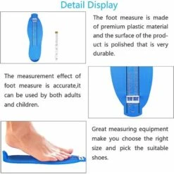 Pedimetre Enfants Et Adultes - Pied Dispositif De Mesure Pour Déterminer La Pointure 18 à 47 -Promos Outil Virtuose Magasin 97666670 5