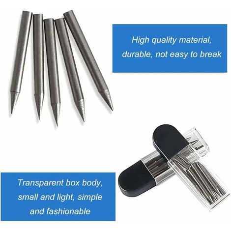 Mine De Compas, Recharge Pour Compas, 100 Pièce Recharges De Mine Pour Compas, 2mm Recharge Boussole, Mine Compas Professionnel, Mines De Rechange Pour Compas 2B H619 5 Mine De Compas, Recharge Pour Compas, 100 Pièce Recharges De Mine Pour Compas, 2mm Recharge Boussole, Mine Compas Professionnel, Mines De Rechange Pour Compas 2B H619 – Image 3