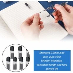 Mine De Compas, Recharge Pour Compas, 100 Pièce Recharges De Mine Pour Compas, 2mm Recharge Boussole, Mine Compas Professionnel, Mines De Rechange Pour Compas 2B H619 10 Mine De Compas, Recharge Pour Compas, 100 Pièce Recharges De Mine Pour Compas, 2mm Recharge Boussole, Mine Compas Professionnel, Mines De Rechange Pour Compas 2B H619 -Promos Outil Virtuose Magasin 97678710 4