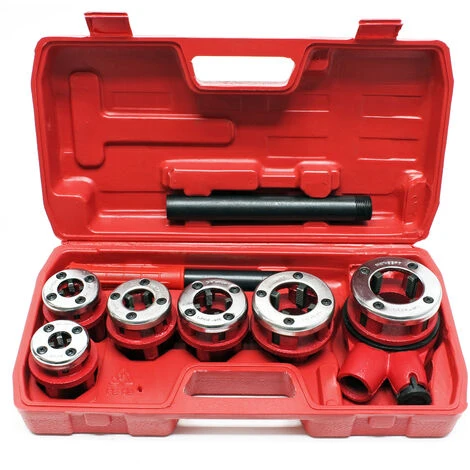 Coffret Filières De Plombier à Tête Interchangeable Taraud Coupe-tube 9 Pièces Outil Plomberie 5 Coffret Filières De Plombier à Tête Interchangeable Taraud Coupe-tube 9 Pièces Outil Plomberie – Image 3
