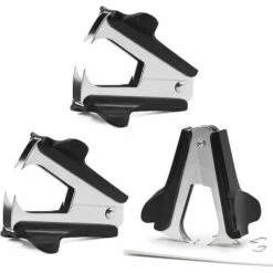 Dégrafeur, 3 Pièces Ôte-agrafes Extracteur D'agrafes En Métal Bureau Dégrafeur Document Retire Agrafe Rapide Outil Pour Enlever Les Agrafes Pour Agrafeuse Maison Bureau