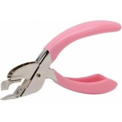 Agrafeuses Extracteur D'agrafes Retirer L'outil Lève- Agrafeuse Tapissier De Griffe De Bureau Force Retrait(Rose)