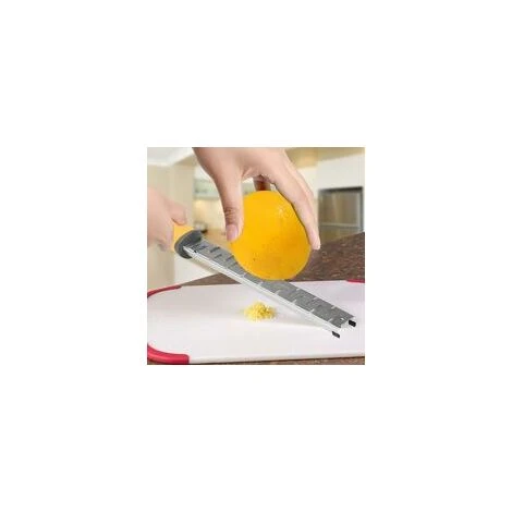 Râpe à Fromage En Acier Inoxydable Pour Parmesan, Gingembre, Ail, Noix De Muscade, Chocolat, Légumes, Fruits - Hachoir Fin (3-jaune) 6 Râpe à Fromage En Acier Inoxydable Pour Parmesan, Gingembre, Ail, Noix De Muscade, Chocolat, Légumes, Fruits - Hachoir Fin (3-jaune) – Image 4