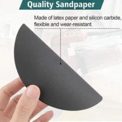 24 Pièces 125mm Papier De Verre Sec à L'eau, Abrasif Rond Grain 600/800/1000/1500/2000/3000/4000/5000 Papier A Poncer Disques De Ponçage Polissage Pour Métal Bois -Promos Outil Virtuose Magasin 98597876 3