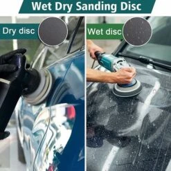 24 Pièces 125mm Papier De Verre Sec à L'eau, Abrasif Rond Grain 600/800/1000/1500/2000/3000/4000/5000 Papier A Poncer Disques De Ponçage Polissage Pour Métal Bois -Promos Outil Virtuose Magasin 98597876 4