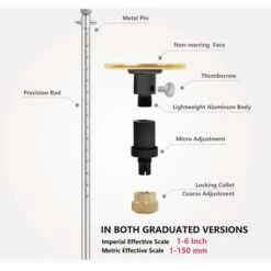 Roue Trusquin Plus Avec Fonction Micro Réglage (Noir) 9 Roue Trusquin Plus Avec Fonction Micro Réglage (Noir) -Promos Outil Virtuose Magasin 98598006 3