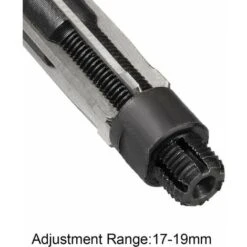 Alésoir à Main Carré HSS Réglable Métal Outil Coupe Main Aléseur Trou Gamme Réglage 17-19 Mm 6 Flutes -Promos Outil Virtuose Magasin 99042351 3