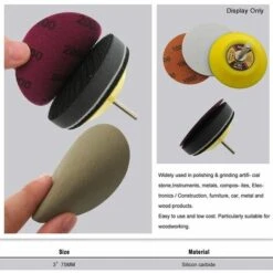 Lot De 24 Disques De Ponçage, Rond Papier De Verre, 80mm Disques Abrasifs Auto-Agrippants, Disques Abrasif De Ponçage Humide Et Sec 1000/1500/2000/3000/4000/5000 Pour Le Flocage, Papier Abrasif -Promos Outil Virtuose Magasin 99042402 4