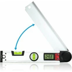 Rapporteur D'angle Numérique  - Niveau à Bulle Numérique 0-230 ° Avec Affichage LCD - 300 Mm - Pour Le Travail Du Bois Et Le Travail à Domicile